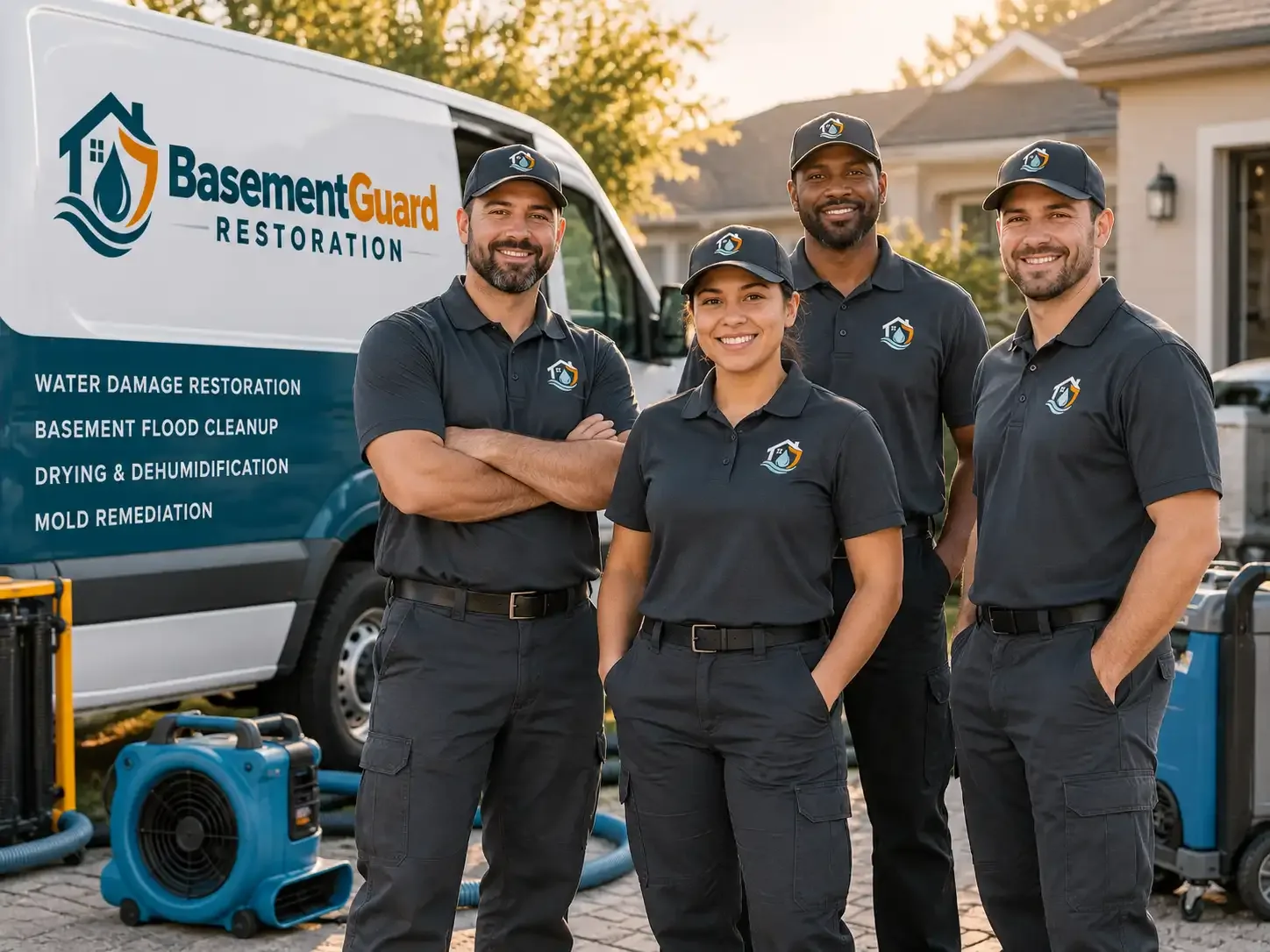 Basement Water Damage Restoration company in Courtland, KS